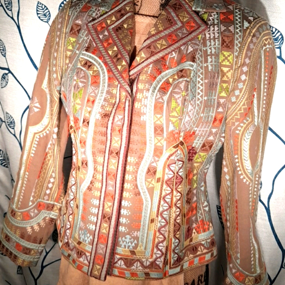 Embroidered Blazer. - Picture 10 of 15